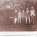 Martha Thelen, karl, Erika und Klara Steffens (Vennches) ganz links Agnes Felser